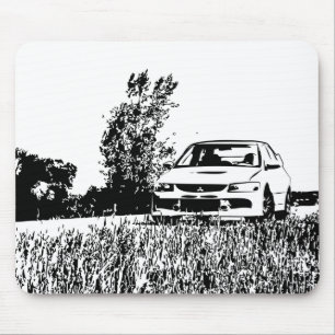 Mitsubishi Lancer Evoluion Mouse Mat