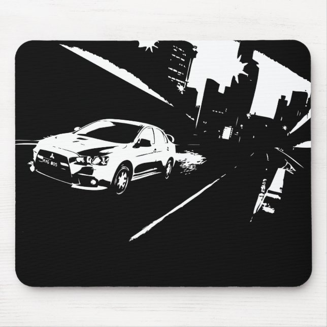 Mitsubishi Lancer Evoluion Mouse Mat (Front)