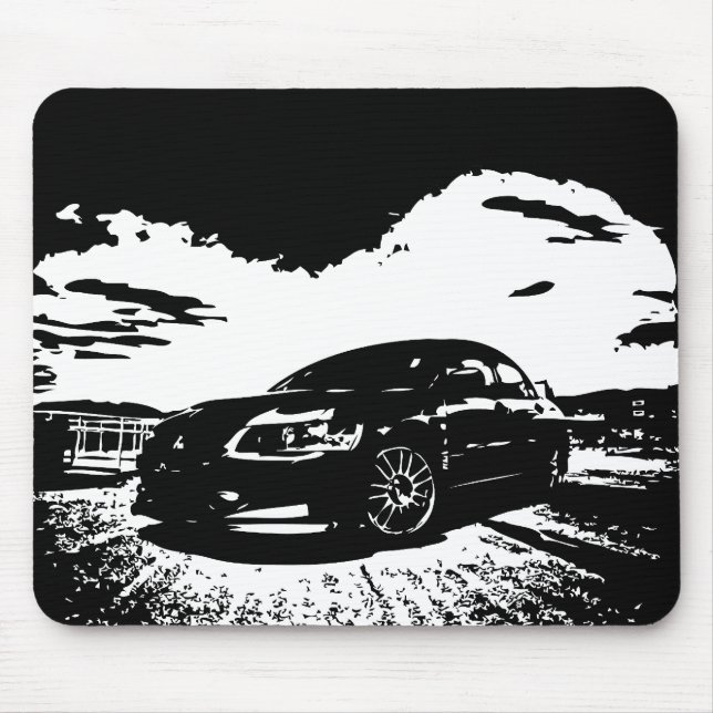 Mitsubishi Lancer Evoluion Mouse Mat (Front)