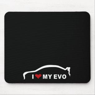 Mitsubishi Lancer Evolution X - I Love my EVO Mouse Mat