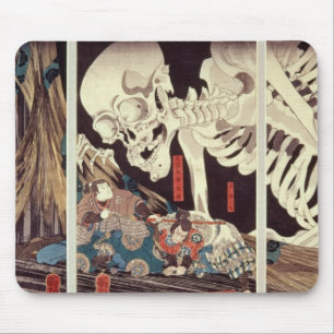 Mitsukini Defying the Skeleton Spectre, c.1845 Mouse Mat