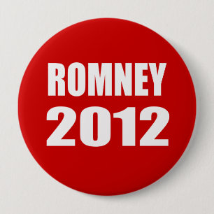 MITT ROMNEY 2012 10 CM ROUND BADGE