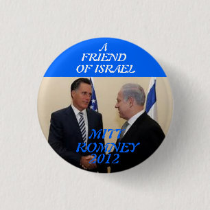 MITT ROMNEY 2012 3 CM ROUND BADGE