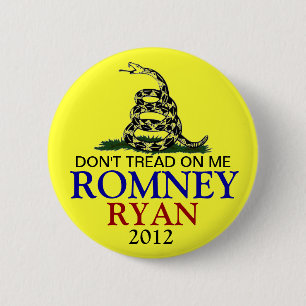 MITT ROMNEY 2012 6 CM ROUND BADGE