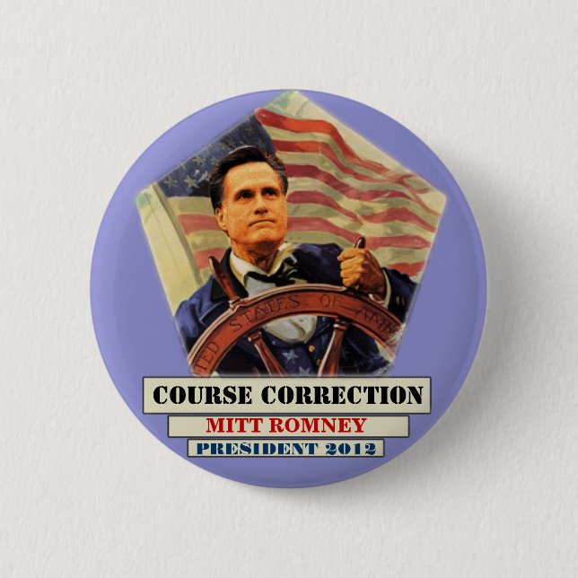 Mitt Romney 2012 6 Cm Round Badge (Front)
