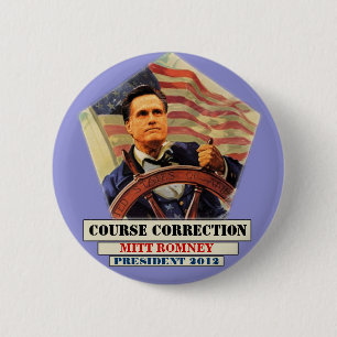 Mitt Romney 2012 6 Cm Round Badge