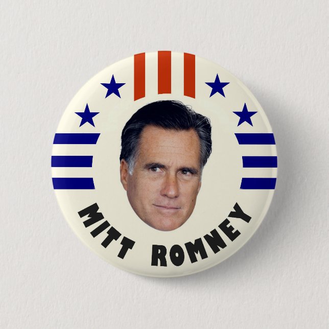 Mitt Romney 2012 6 Cm Round Badge (Front)