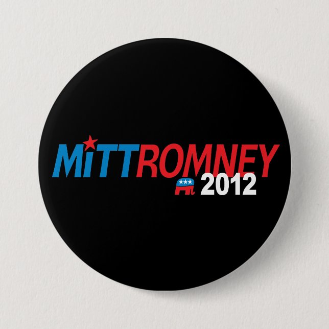 Mitt Romney 2012 7.5 Cm Round Badge (Front)