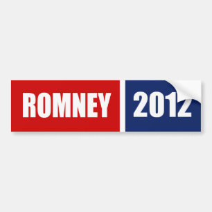 MITT ROMNEY 2012 BUMPER STICKER