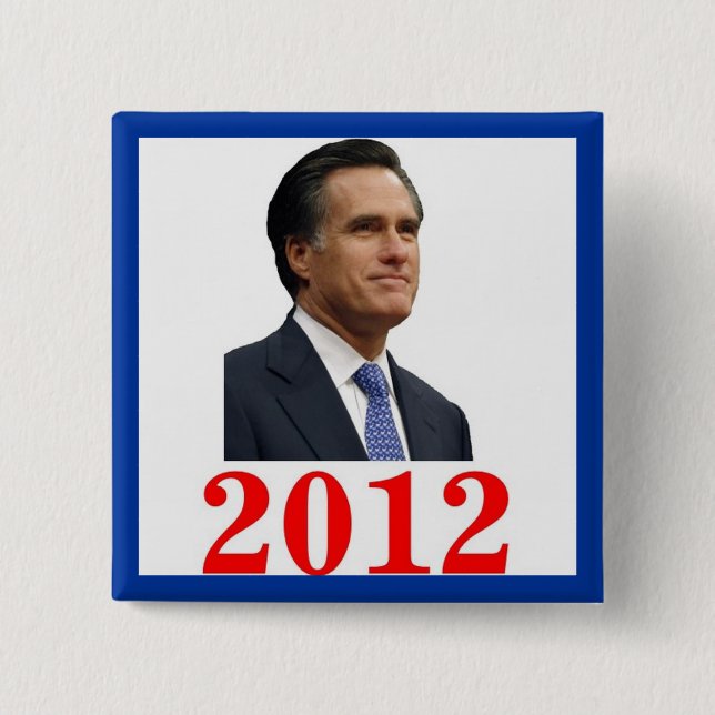 Mitt Romney 2012 Button (Front)