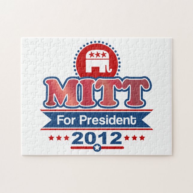 Mitt Romney 2012 Jigsaw Puzzle (Horizontal)