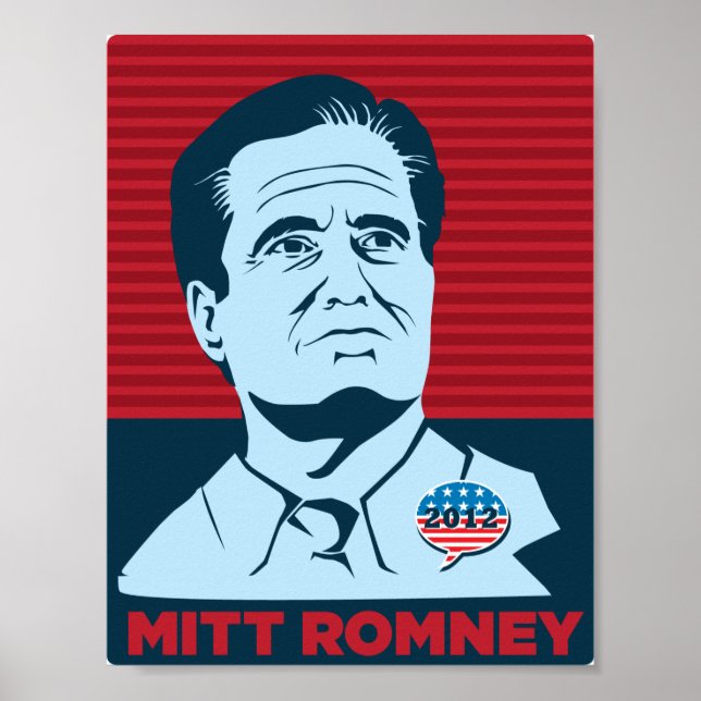 Mitt Romney 2012 Presidential Campaign Poster (Front)