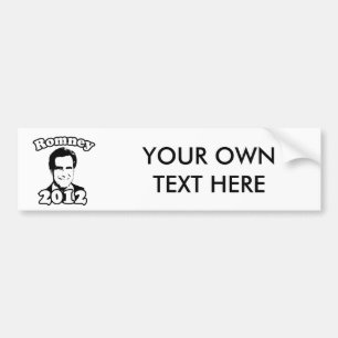 Mitt Romney 2012 Retro Bumper Sticker