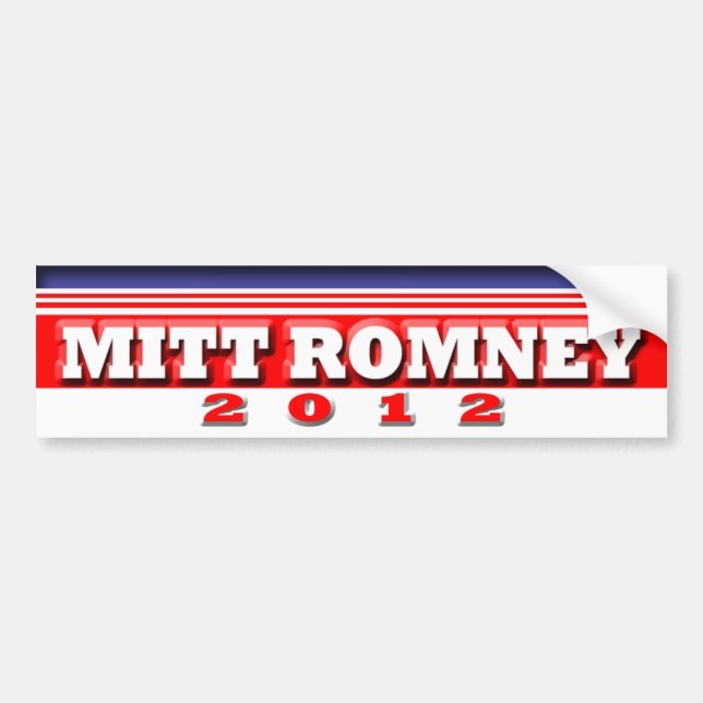 Mitt Romney Bumper Sticker (Front)