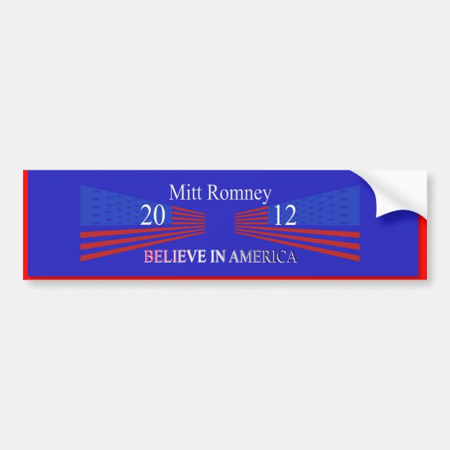 Mitt Romney Bumper Sticker (Front)