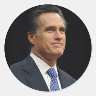 Mitt Romney Classic Round Sticker