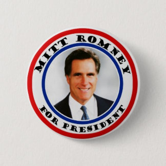 Mitt Romney for presiden button
