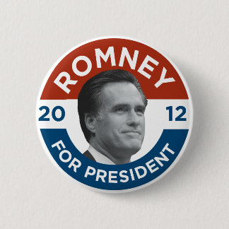 Mitt Romney For President 2012 6 Cm Round Badge