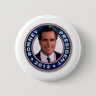 Mitt Romney for President 2012 6 Cm Round Badge