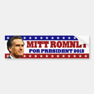 Mitt Romney for President 2012 Bumper Sticker