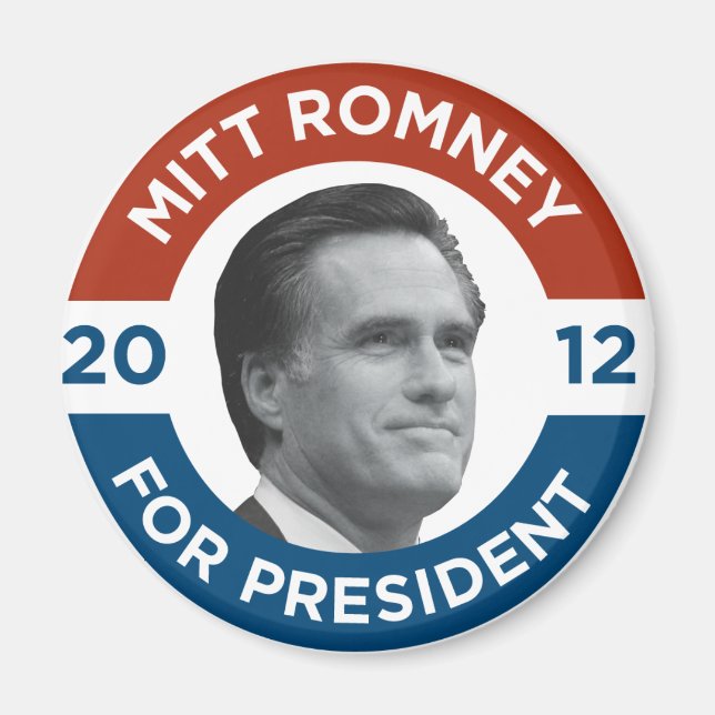 Mitt Romney For President 2012 Magnet (Front)