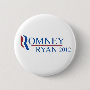 Mitt Romney Paul Ryan 2012 Button