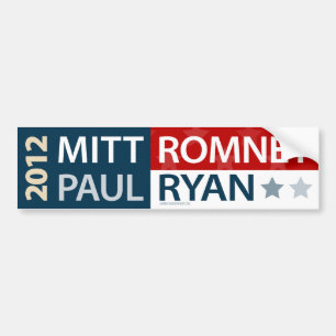 Mitt Romney Paul Ryan Bumper Sticker