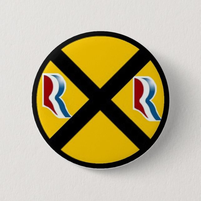 Mitt Romney & Paul Ryan Express 2012 6 Cm Round Badge (Front)