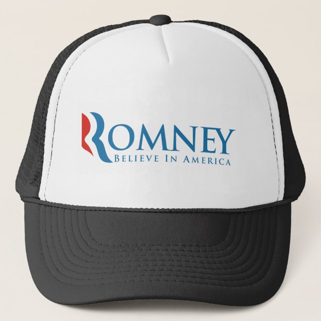 mitt romney president 2012 usa elections politics trucker hat (Front)
