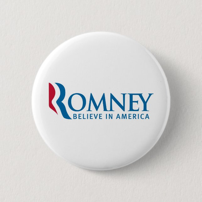 Mitt Romney Presidential Campaign Election Product 6 Cm Round Badge (Front)