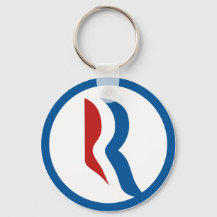 Mitt Romney "R" Logo Key Ring
