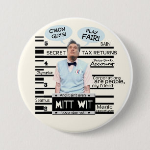 Mitt Wit 7.5 Cm Round Badge