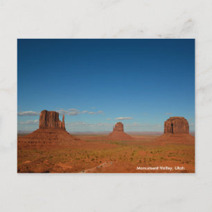 Mitten Buttes and Merrick Butte in Monument Valley Postcard