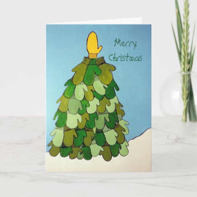 Mitten Christmas Card (Front)