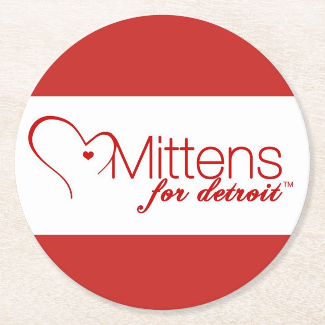 Mittens for Detroit Coaster (Front)