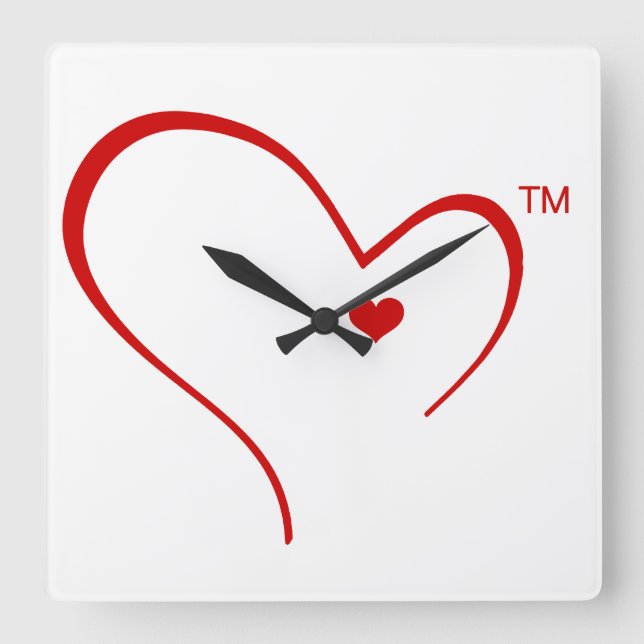 Mittens for Detroit Heart Logo Round Wall Clock (Front)