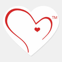 Mittens for Detroit Heart Logo Sticker