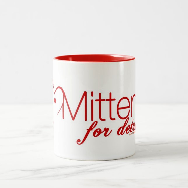 Mittens for Detroit Logo Coffee Mug (Center)