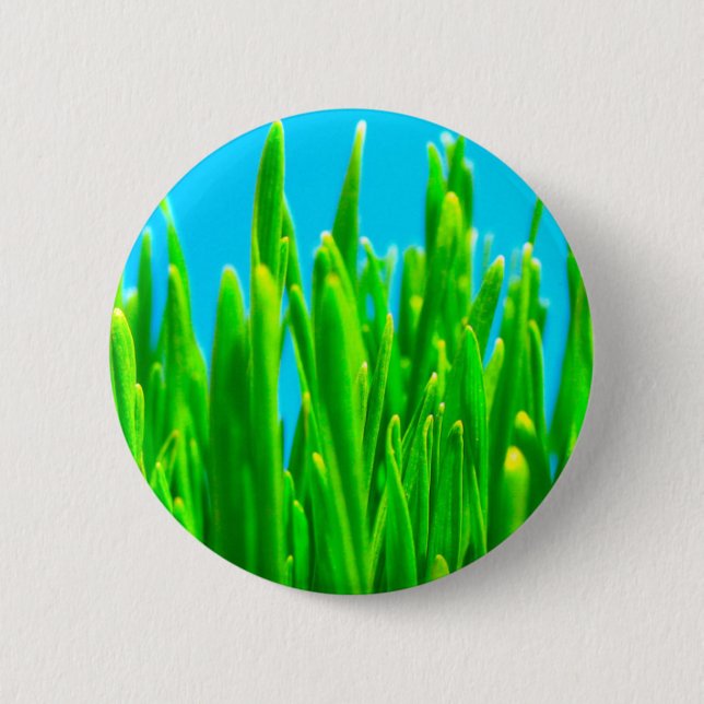 MITTENS -  GRASS 6 CM ROUND BADGE (Front)