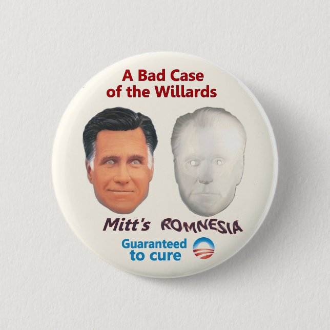 Mitt's Romnesia 6 Cm Round Badge (Front)