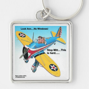 Mitts Windowless Aeroplane Funny Gifts & Tees Key Ring