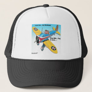 Mitts Windowless Airplane Funny Gifts & Tees Trucker Hat