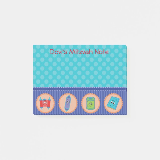 Mitzvah Note Post it Pad (Front)