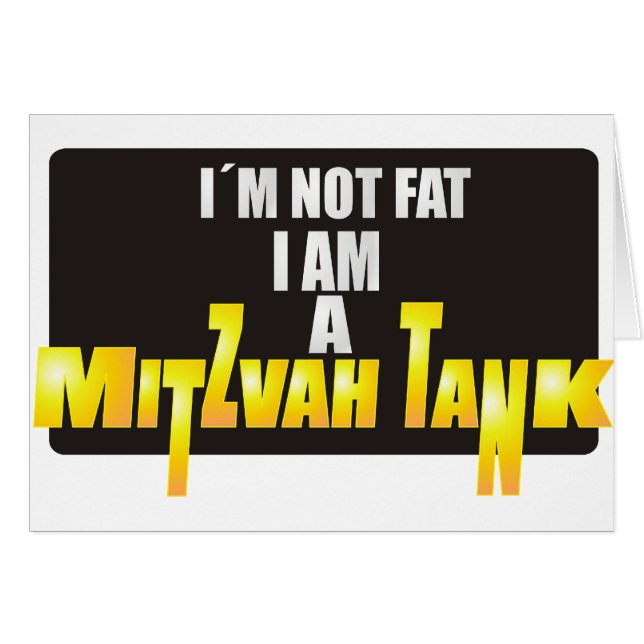 Mitzvah Tank (Front Horizontal)