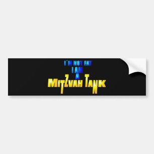 Mitzvah Tank Bumper Sticker