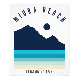 Miura Beach Kanagawa Japan Retro Vintage Photo Print