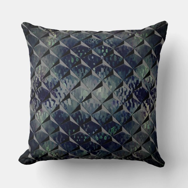 Mix 3D squares with 'smoke glass' of background Th Cushion (Front)