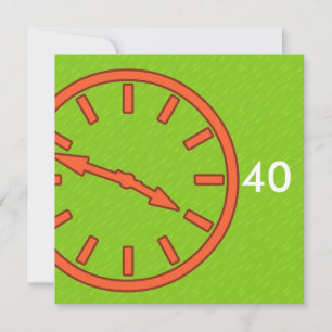 Mix and Match Collection Analogue Clock Face Dial Save The Date