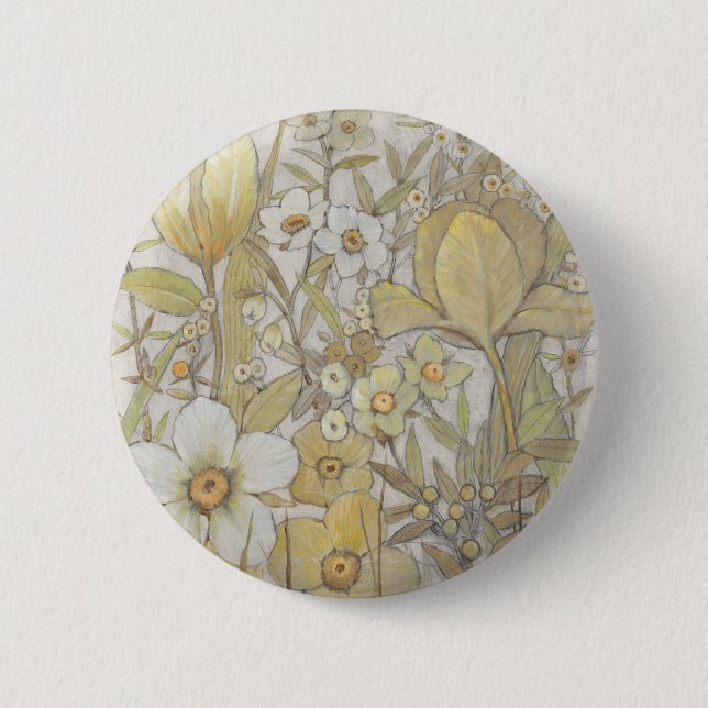 Mix Floral 6 Cm Round Badge (Front)