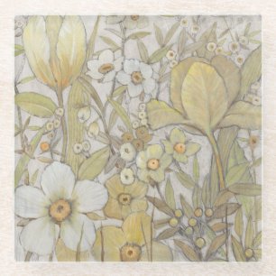 Mix Floral Glass Coaster